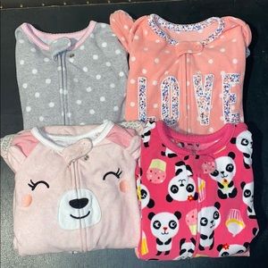 Carter’s ZIP-Up Pajamas size 2/3T Bundle